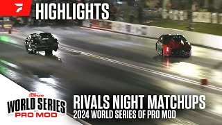 Every Rivals Night Matchup  2024 World Series of Pro Mod at Bradenton Motorsports Park [upl. by Docilu]