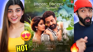 Dheere Dheere  Devara Second Single  NTR  Janhvi Kapoor  Anirudh  Shilpa Rao  Reaction [upl. by Sylvanus]