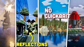 Top 4 Best NEW Minecraft Bedrock 121 Ultra Realistic Shaders iOS Android Windows [upl. by Ilohcin]