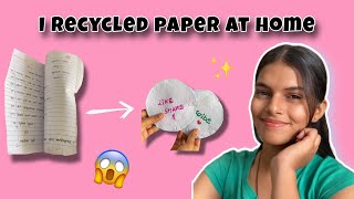 I recycled papers at HOME😱 [upl. by Annoid]