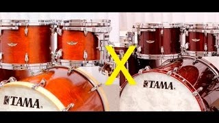 Duelo Clube com Tama Star Bubinga Vs Star Maple  Battle Drums [upl. by Magdau]