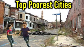 Top 10 Poorest Cities in America Poverty in 2024 [upl. by Liemaj755]