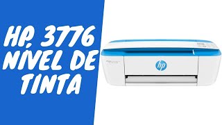 Como consultar o nível de tinta da HP 3776 pelo painel da impressora [upl. by Mireille634]