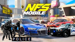 NFS MOBILE GAMEPLAY POLICE FIGHT need for Speed mobile [upl. by Jehias]