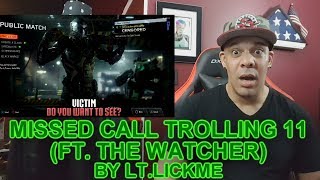 MISSED CALL TROLLING 11 FT THE WATCHER by LtLickMe REACTION [upl. by Anderer487]