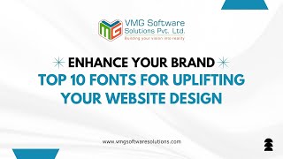 Enhance Your Brand Top 10 Fonts for Uplifting Your Website Design [upl. by Suzann]