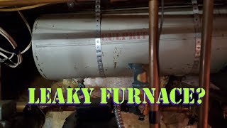 Fixing a Furnace Leak Draining an Expansion Tank [upl. by Fronia]