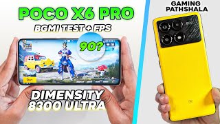 POCO X6 Pro  90 FPS PUBG Test with FPS 🔥 Overheat amp Battery Drain 🤐 [upl. by Arsuy]