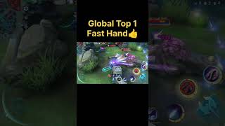 Global Top 1 fast hand gusion ytshorts shortsmlbb mlbb howtousegusion [upl. by Dougal206]