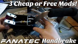 3 FANATEC Handbrake Mods to IMPROVE YOUR PULL [upl. by Goodill627]