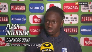 Domingos Quina quotO mais importante é o campeonatoquot [upl. by Iggam]