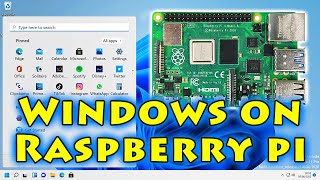 Windows 11 ARM on Raspberry Pi [upl. by Isteb]