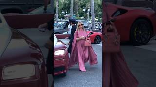 Billionaire mother amp daughter arriving in luxurious RR billionaire monaco luxury lifestyle fyp [upl. by Oiludbo]