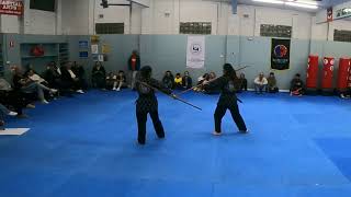 Hapkido Bo Staff Partner Drill  Martial Arts Class at St George  Kogarah [upl. by Undis585]