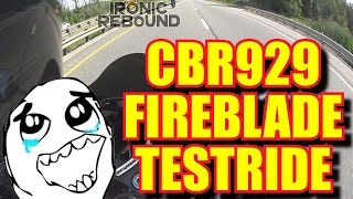 Honda CBR 929 FireBlade Ride and Review [upl. by Yaluz723]