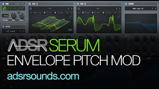 Serum Tutorial  Envelope Modulation Pitch Trick [upl. by Dleifrag]