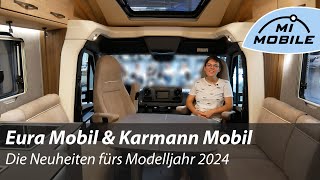 Eura Mobil und Karmann  Die Neuheiten für 2024  neue Designs neue Modelle [upl. by Debbi]