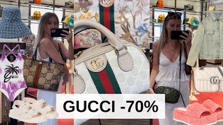 GUCCI OUTLET SHOPPING VLOG WITH PRICES Come Shopping With Me To The Gucci Outlet  Laine’s Reviews [upl. by Orr]