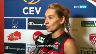 EuroVolleyW Türkiye  Azerbaycan maçı sonrası [upl. by Yevoc638]