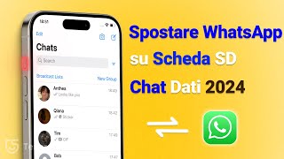 Come Spostare WhatsApp su Scheda SD 2024 Guida [upl. by Adiene]