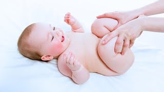 INFANT GAS RELIEF How to Treat and Prevent a Bloated Baby Belly [upl. by Cybill472]