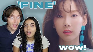 Music Producer and Editor React to TAEYEON Fine MV [upl. by Mattie688]