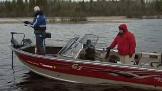 Canadian Sportfishing Jigging for wilderness walleye Horwood Lake Lodge Csf 23 07 01 [upl. by Llerihs756]