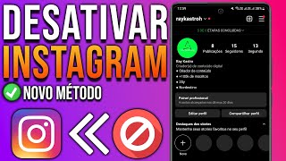 COMO DESATIVAR SUA CONTA DO INSTAGRAM  ATUALIZADO [upl. by Giacobo]