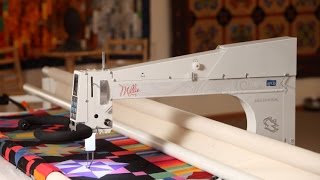 Millie longarm quilting machine from APQS [upl. by Dermott]