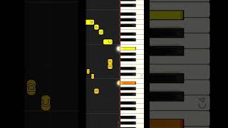 Alphys EASY Piano Tutorial  Undertale shorts [upl. by Iggam]