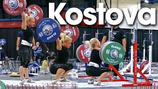 Boyanka Kostova Full Session 110kg Snatch 135kg CampJ 180kg Front Squat [upl. by Trofmoc]