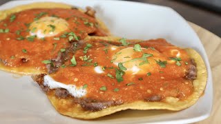 🇲🇽 HUEVOS RANCHEROS INCREIBLE DESAYUNO MEXICANO 🇲🇽 [upl. by Saimon]