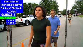 20240629 Bourbonnais Friendship Festival 5K Run15M Walk [upl. by Ielak]