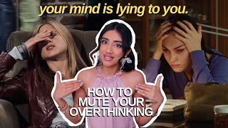 how to stop overthinking EVERYTHING  detach yourself and overcome anxiety [upl. by Leanahtan]