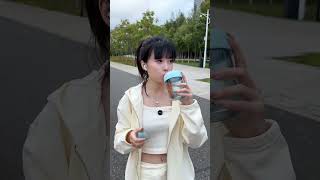 chinese girl robotic dog shortsvideo [upl. by Klarrisa]