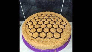 💥 Bal kimi ballı medovıy tort Medovik pasta Honey cake 💥 [upl. by Lrub]