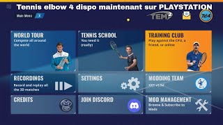 Tennis Elbow 4 Présentation de la mise à jour 39 d du patch XKT et de TE4 dispo sur PS5 XBOX PC [upl. by Aket]