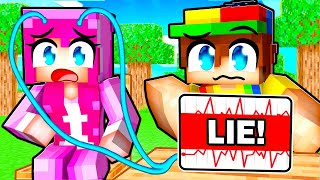 Using a LIE DETECTOR on my Crush in Minecraft [upl. by Rednave]