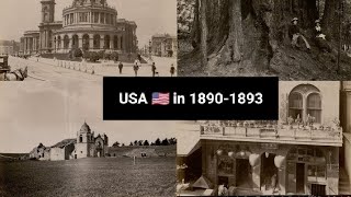 Vintage USA 🇺🇸 in 18901893  Exploring Old USA 🇺🇸  Vintage Footage Revealed  Vintage Memories [upl. by Seraphim]