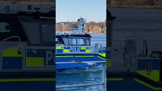 The Swedish Police  Sjöpolisen  Nacka Strand  Stockholm Sweden 🇸🇪 [upl. by Aicel]