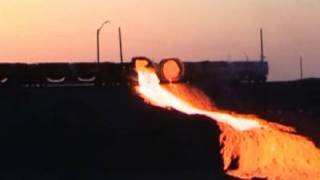 Slag pour at Vale INCO facility in Sudbury [upl. by Longtin]