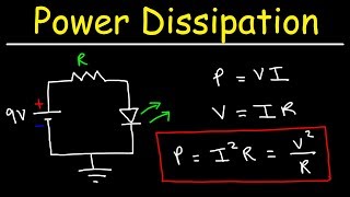 Power Dissipation In Resistors Diodes and LEDs [upl. by Pare]