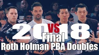 2018 Bowling  Roth Holman PBA Doubles Championship Stepladder Final [upl. by Ardnasela]