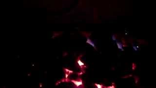 Coal Anthracite Burning in Coal Stove [upl. by Nnaitsirk]