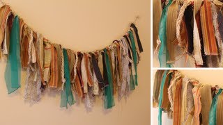 DIY Dorm Decor Anthropologie Inspired Garland [upl. by Friedrick]