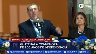 Guatemala inicia conmemoración de 203 años de Independencia [upl. by Pember]