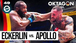 ECKERLIN vs APOLLO  FULL FIGHT  OKTAGON 49 [upl. by Egap]