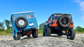 【WPL C34×MN128】 Trail scene ランクル40、Jeep [upl. by Rinee199]