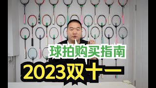 真降价还是有陷阱？老司机带你选——2023年双十一羽毛球拍购买推荐指南 [upl. by Schuman965]