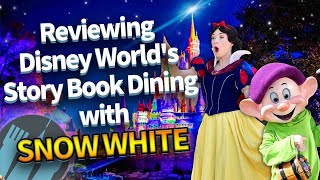 Reviewing EVERY Restaurant in Disney World  Story Book Dining at Artist Point with Snow White [upl. by Ardnasirk]